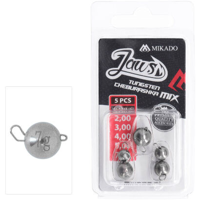 Zestaw Cheburashka Wolframowa Mikado Jaws (2g/3g/4g/5g/7g)