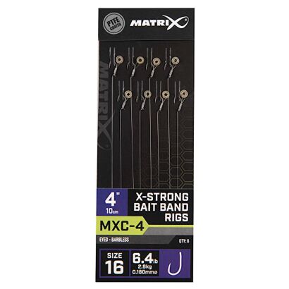 Przypony Matrix MXC-4 X-Strong Bait Band Rigs 10cm - 16