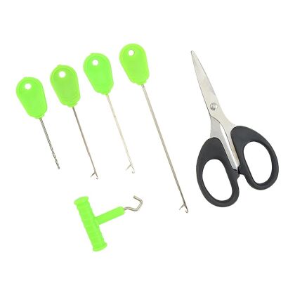 Zestaw przyrządów karpiowych FL 6-elementowy - Needle&Scissor 