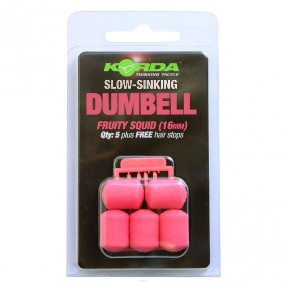 Sztuczne Dumbellsy Korda Slow Sinking Dumbell Fruity Squid 16mm