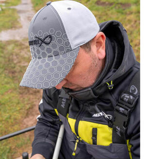 Czapka Matrix Hex Print Baseball Cap  - Grey - 4