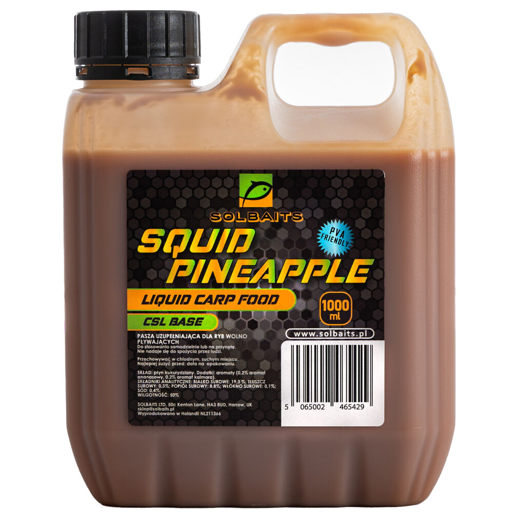 Liquid Solbaits Food Squid Pineapple 1l