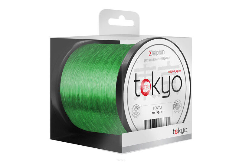 Żyłka Karpiowa Delphin Monofil Tokyo fluo zielona 600m/0,286mm