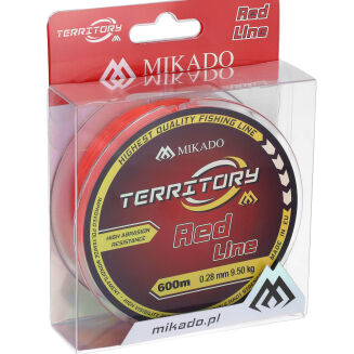 Żyłka Mikado Territory Red 0.30mm/10.90kg/600m - 2