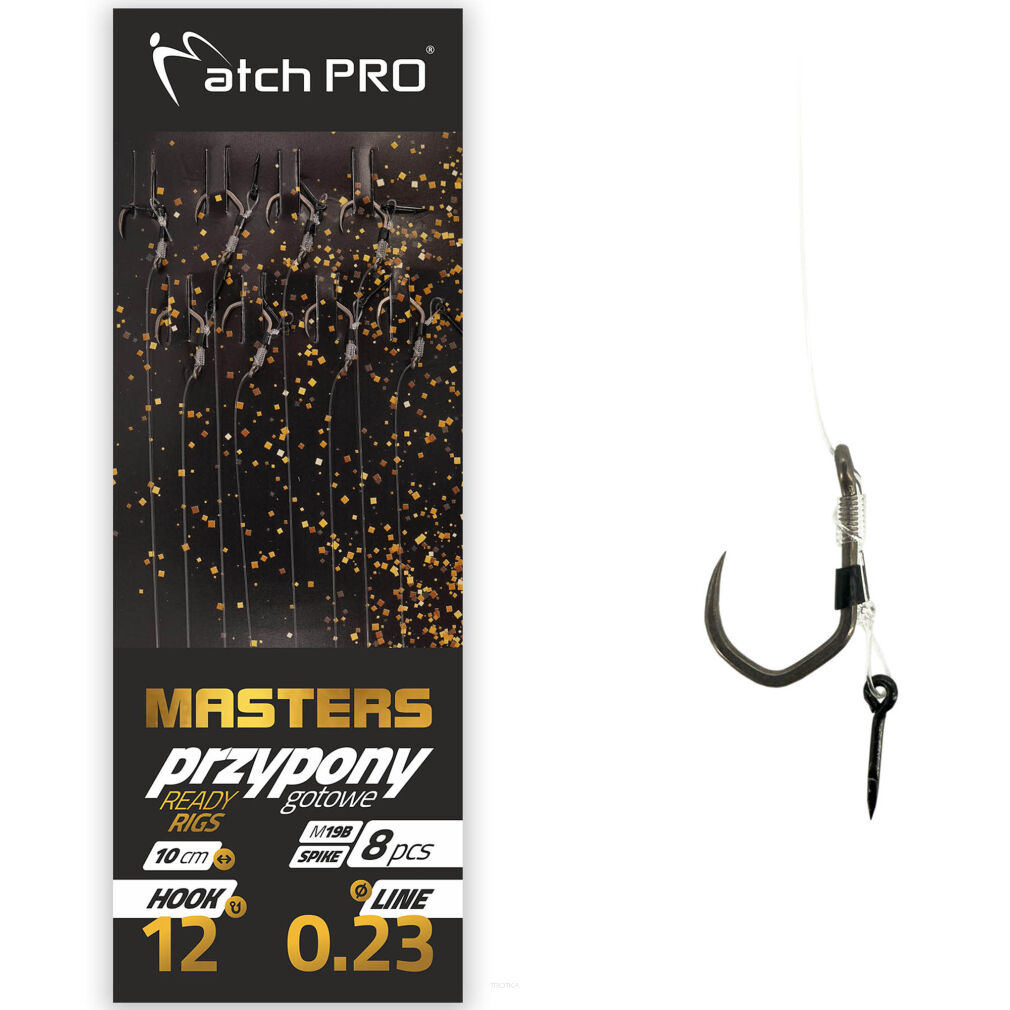 Przypony MatchPro Mf Masters Spike Barbless M19B 0,20mm 14