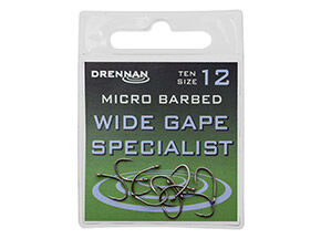 Haczyki Drennan Micro Barbed - Wide Gape Specialist - roz. 12