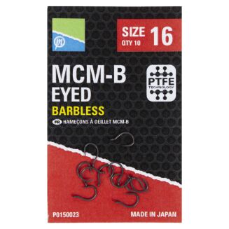Haczyki Preston MCM-B Barbless Eyed - 18 - 3
