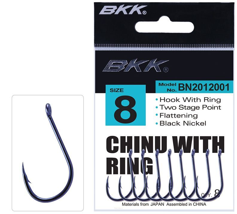 Haczyki Mikado BKK-Chinu With Ring nr6 BN op/10szt