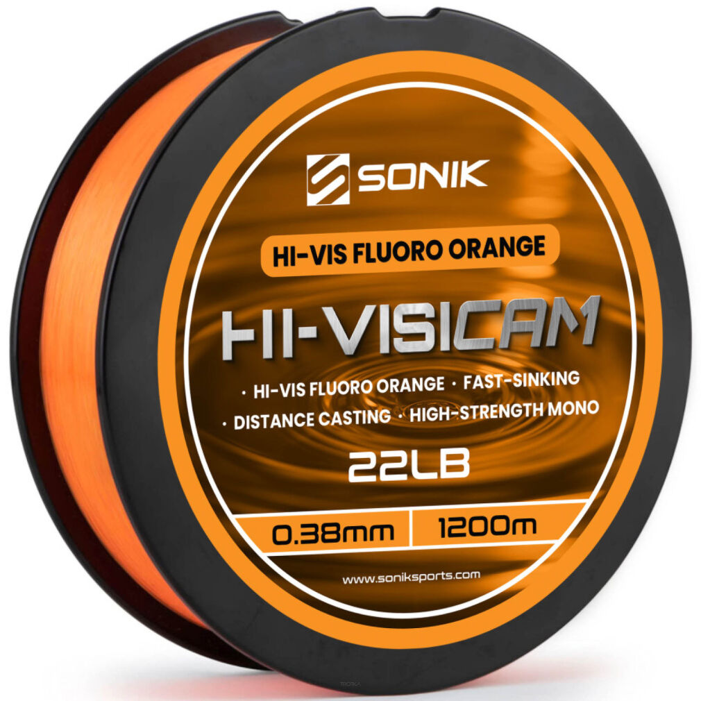 Żyłka Sonik Hi-visicam 15lb Orange 0.31mm 1200m