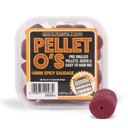 Pellet Sonubaits Pellet O'S Spicy Sausage 14mm. S1960006