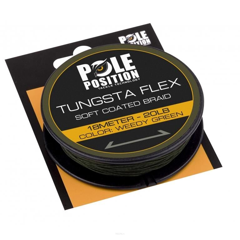 Pole Position Tungsta Flex 20lb Weedy Green 18m