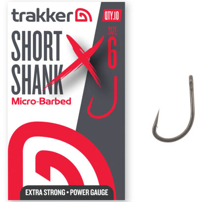 Haczyki Trakker Short Shank XS Hooks Micro Barbed - 6