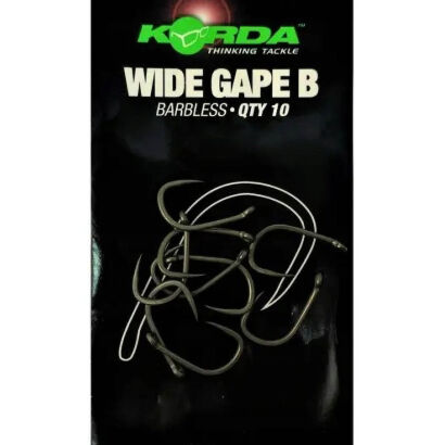 Haczyki Korda Wide Gape B Barbless - 8