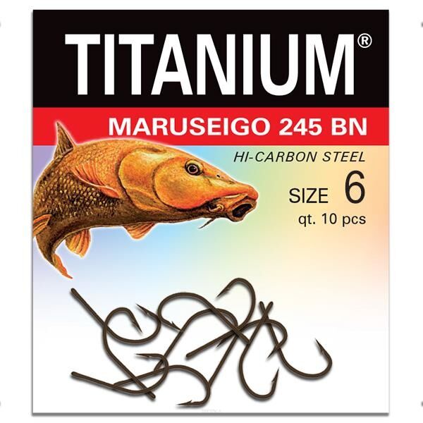 Haczyki Robinson Titanium - Maruseigo 245BN - roz. 10 02-P-245BN-10