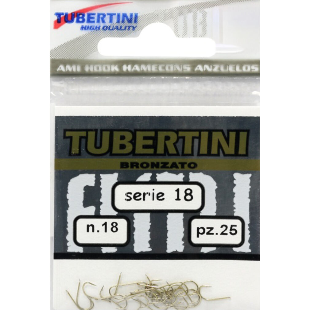 Haczyki Tubertini Serie 18 Bronzato Barbed - 20 (25 szt.)