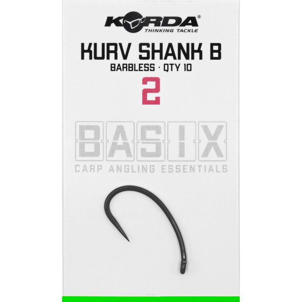 Haczyki Korda Basix Kurv Barbless - 2
