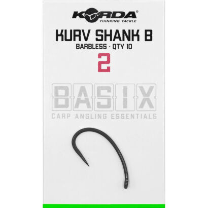 Haczyki Korda Basix Kurv Barbless - 2