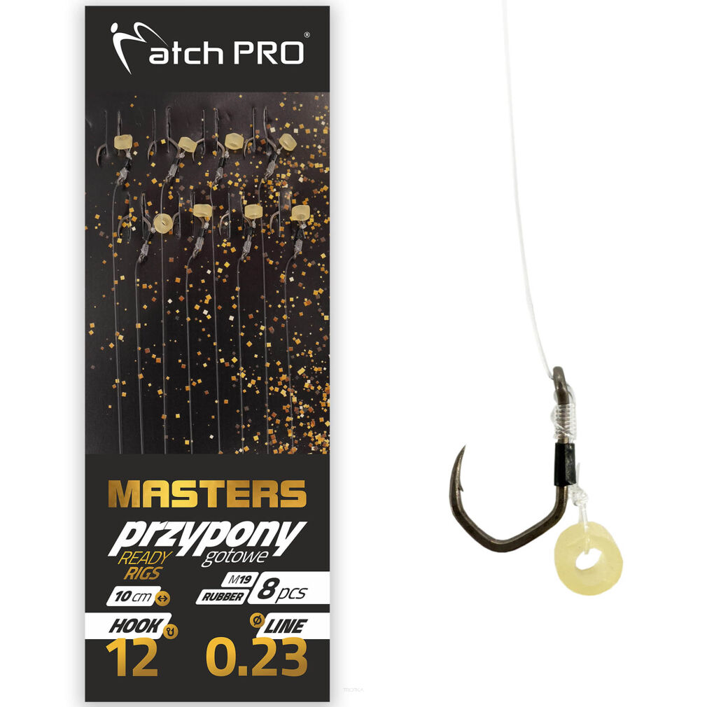 Przypony MatchPro Mf Masters Rubber Barbed M19 0,23mm 8