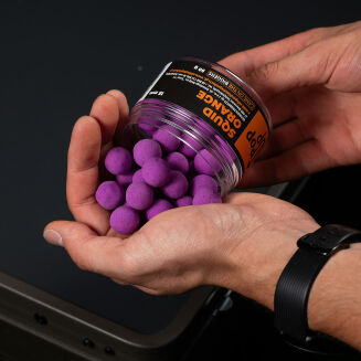 Kulki Pływające w zalewie Kałamarnica + Pomarańcza New UltimateProducts Squid Orange Pop-Ups 15mm - 2