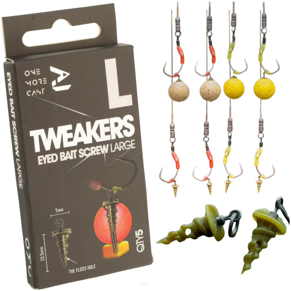 Wkrętki One More Cast Tweakers Eyed Bait Screw Large