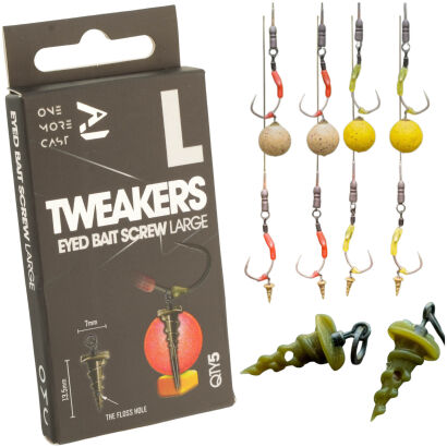Wkrętki One More Cast Tweakers Eyed Bait Screw Large