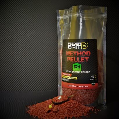 Pellet zanętowy Feeder Bait 2mm - F1 Ochotka&Konopia 0,8kg