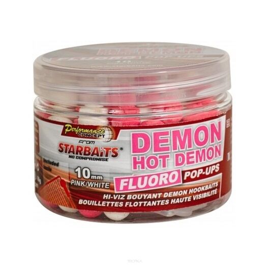 Kulki haczykowe Pop Up Star Baits Concept fluo 14mm - Hot Demon