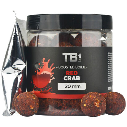 Kulki TB Baits Boosted Red Crab 120g 24mm