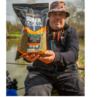 Zanęta Sonubaits Supercrush Mega Carp Method Mix Green 2kg - 3