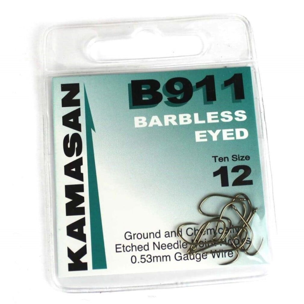 Haczyki Kamasan B911 Eyed Barbless rozmiar 14