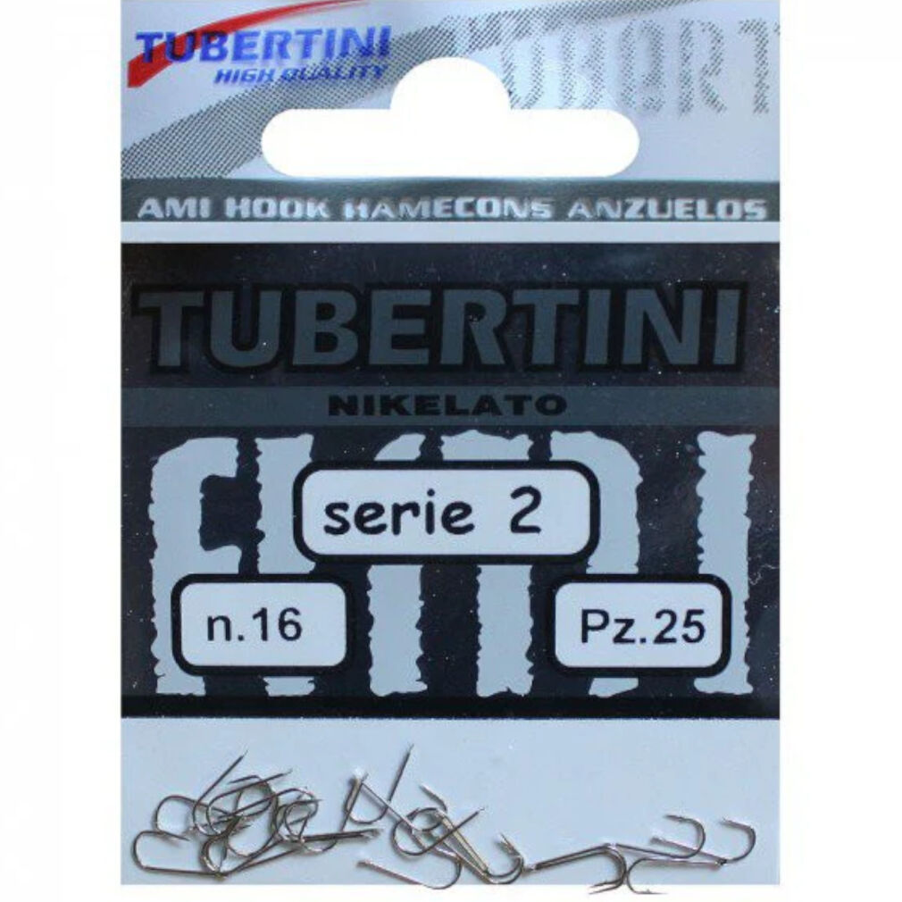 Haczyki Tubertini Serie 2 Nickel Barbed - 17 (20 szt.)