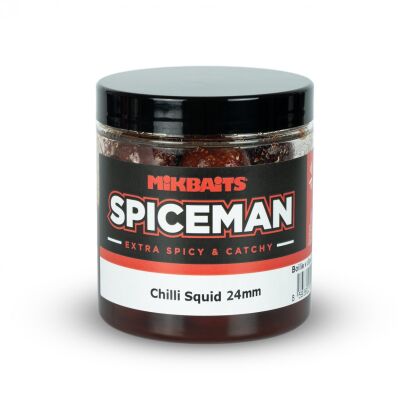 Kulki haczykowe w dipie MikBaits Spiceman boilies in dip 250ml - Chili/Squid 24mm