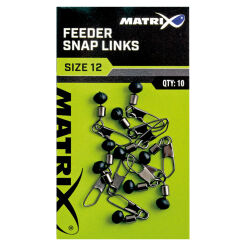 Krętliki Matrix Feeder Bead Snap Links - 12