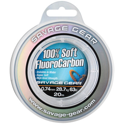 Fluorocarbon Savage Gear Soft Fc 50m 0.17mm 2.10kg 4.6lbs Clear