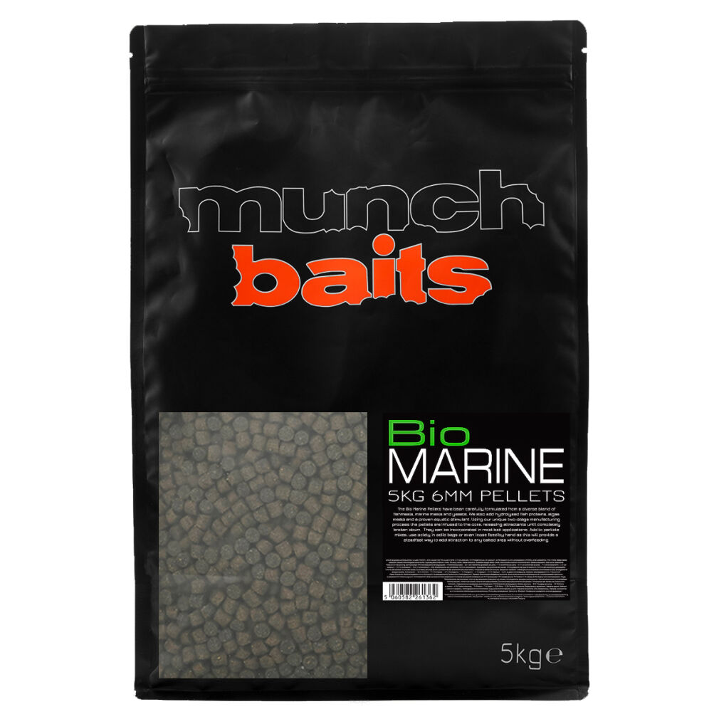 Pellet zanętowy Muinch Baits 6mm - Bio Marine 5kg