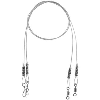 Przypon Stalowy Mikado Jaws 35cm/15kg - Op.2szt - 2