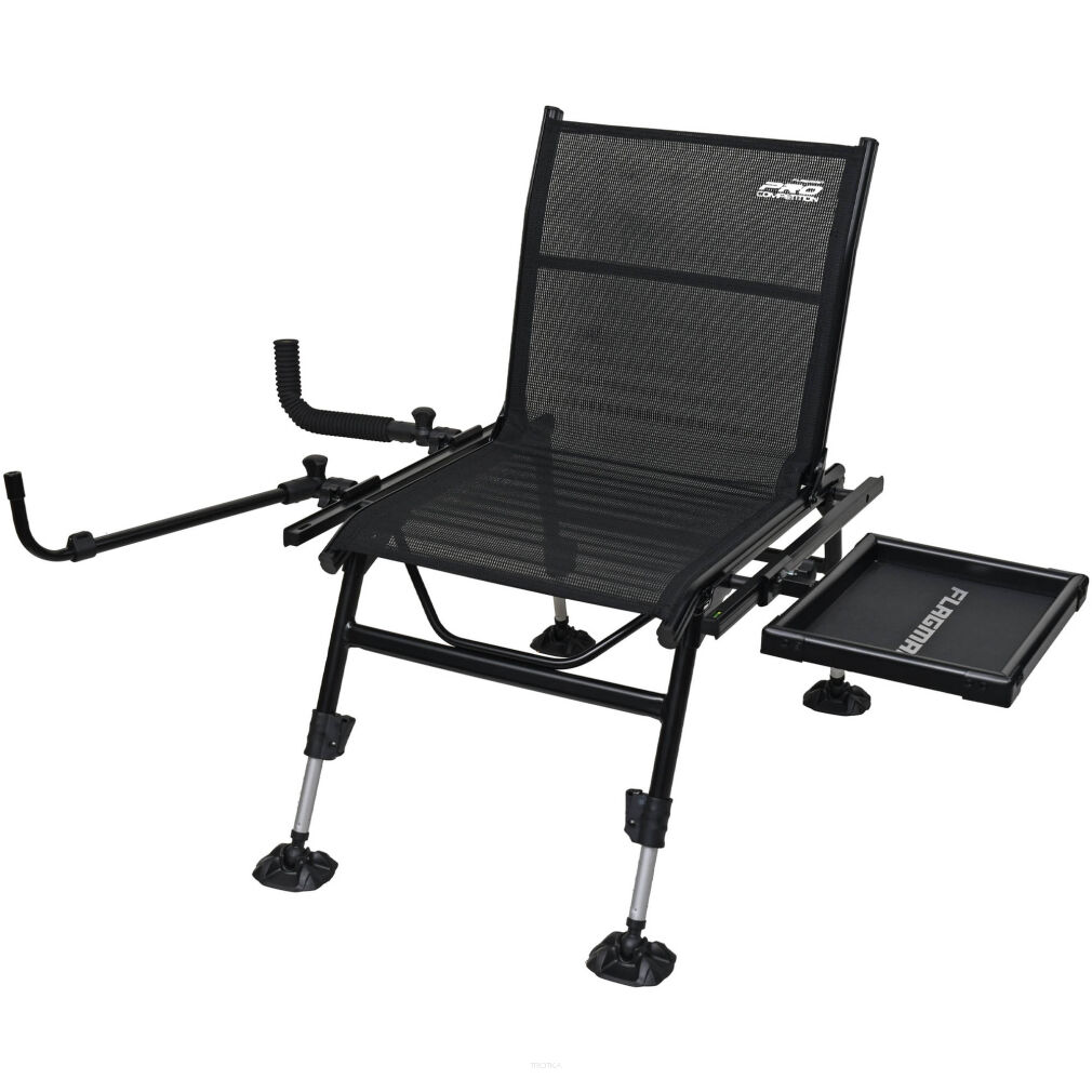 Stanowisko Flagman Pro Competition Set: Fotel + Feeder Arm + Back Arm + Tacka + Torba