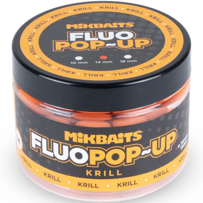 Kulki MikBaits Fluo Pop Up 150ml - Krill 14mm