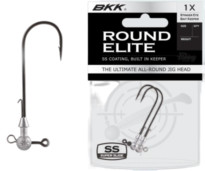 BKK Round Elite Stinger Eye 15g r.12/0 2szt. główki jigowe