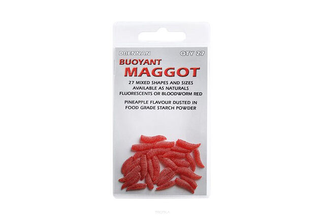 Robaki pływające Drennan Buoyant Maggot - Bloodworm Red
