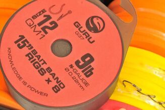 Przypony Guru QM1 Bait Band Rigs 38cm 0.15mm - 18 - 3