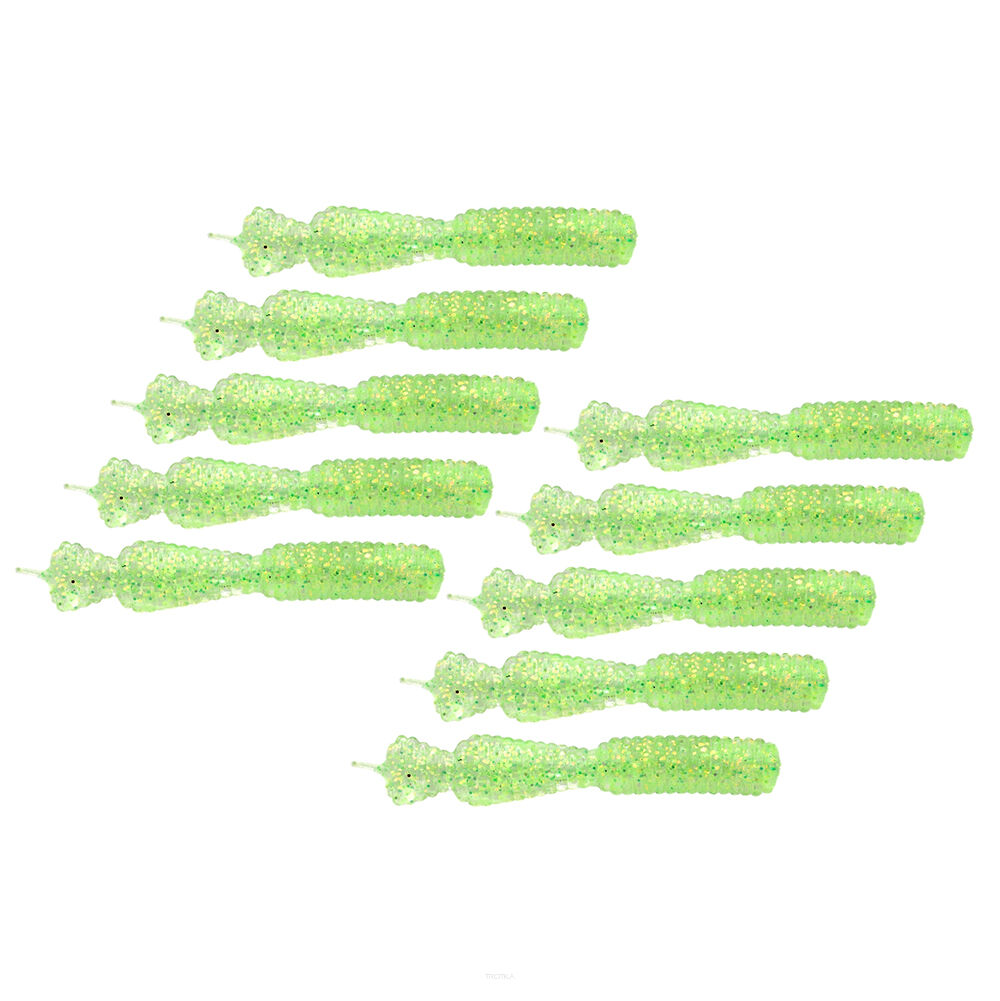 Great Fish GF2 Leech Glitter Light Green No Scent 60mm 1.8g 10szt.