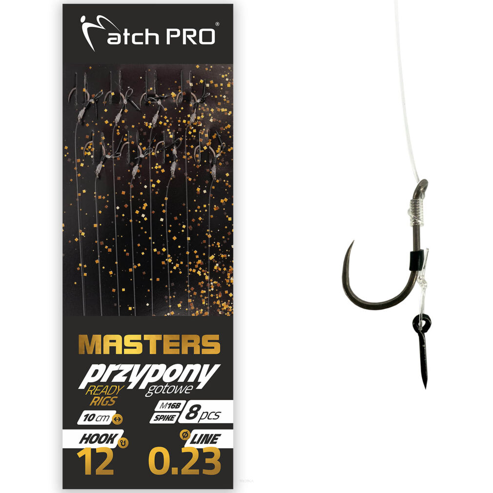 Przypony MatchPro Mf Masters Spike Barbless M16B 0,23mm 12