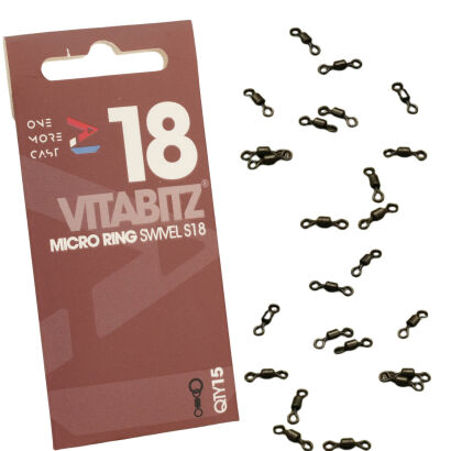 Krętliki One More Cast Vitabitz Micro Ring Swivel - 18