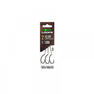 Przypony Korda Loops Klor 2 Micro Barbed 50lb 22kg - 3