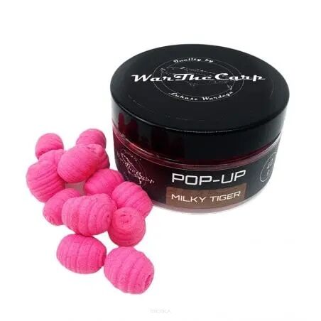 Kulki Haczykowe Pop Up WarTheCarp Ślimaki Karpiowe 16mm - Milky Tiger