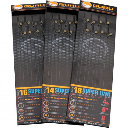 Przypony Guru Super LWG Bait Band Rigs 6" | 14 0.17mm