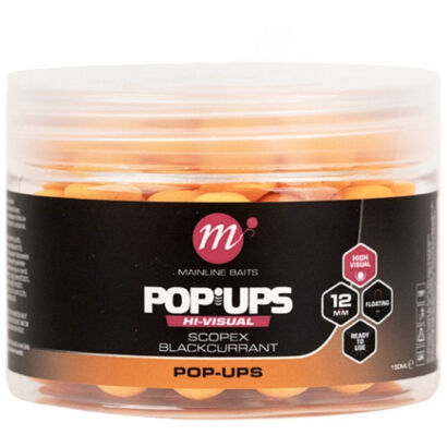 Kulki Mainline Mini Hi-Visual Pop-Ups Scopex Blackcurrant 12mm