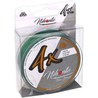 Plecionka Mikado Nihonto Fine Braid - 0.08mm/4.95kg/300m - Zielona - 3