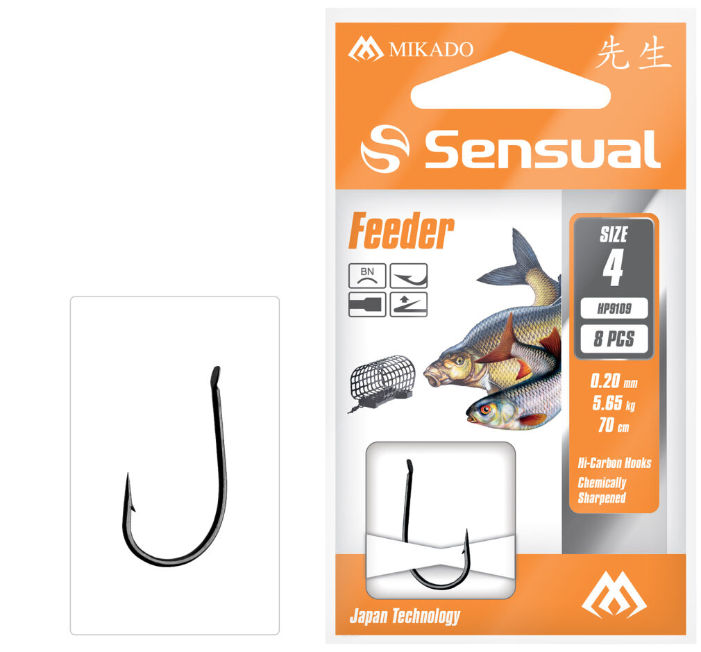 Przypony wiązane Mikado Sensual Feeder9109 #10BN 70cm